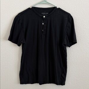 Everlane Classic Black Short Sleeve Tee